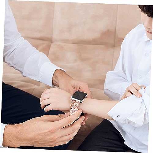 1pc Sequined Watch Strap for Comfortable Replacement Band Elegant Design Easy to Install and Remove Luxurious Look for Fashion for Daily Wear4