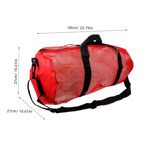 Milisten Straw Beach Bag Mesh Beach Tote for Women Large Tote Bag Mesh s Pool2