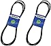 2 Pack Stens 265-831 OEM Replacement Belt Fits Toro 114-0454
