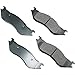 Akebono ASP966 Performance Ultra Premium Ceramic Disc Brake Pad Kit