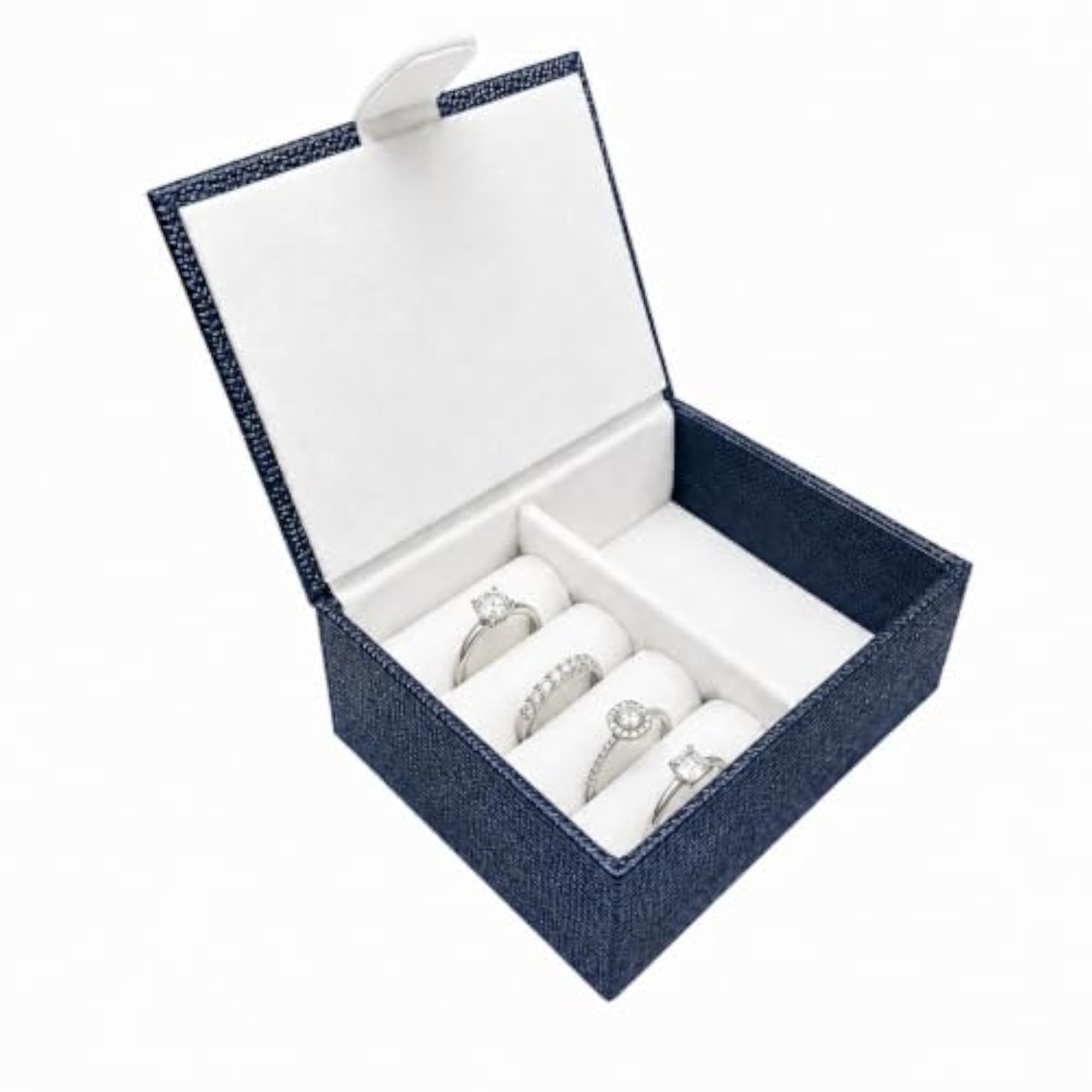 Small Jewellery Box for Women, Ring & Earring Organizer