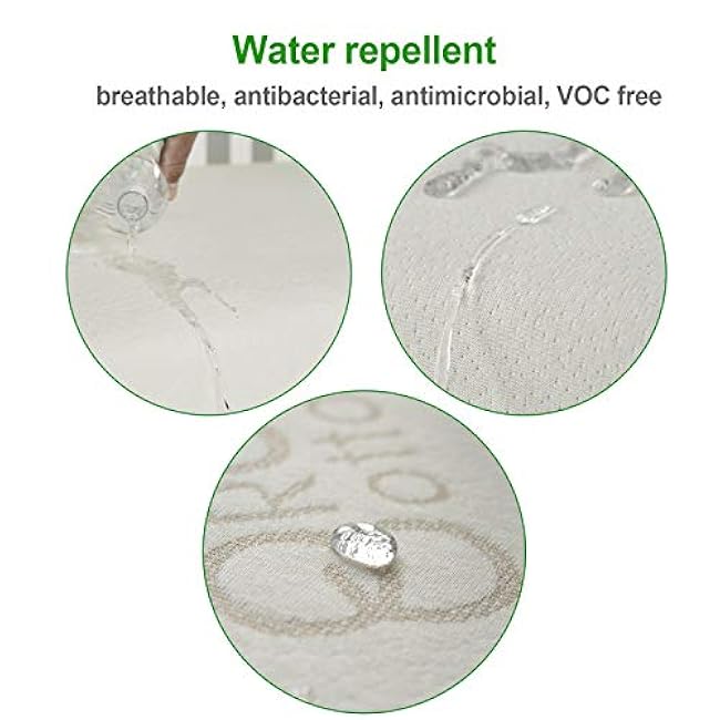 Wonder Dream Mini Crib Mattress, Organic Cotton Cover, 100% Breathable, Non Toxic, No VOC's, Greenguard Gold Certified, Made in USA