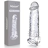 LIEBESZEIT© Premium Penishülle - NEUHEIT 2025 - Innovativer Penis Sleeve Penismanschette Cock-Sleeve Penissleeve - Penisvergrößerung Dick Pennis Extender Male - Sex Toys Sexspielzeug für Männer Extrem