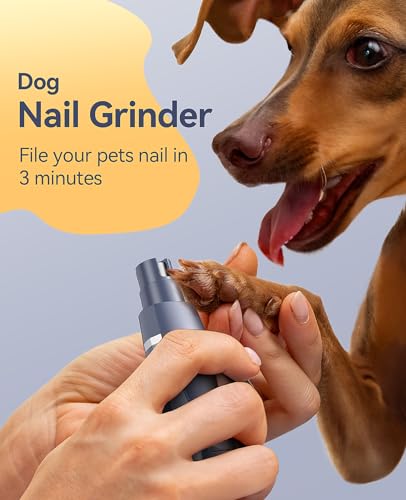Oneisall CW03053 Small Dog Clippers Grooming Kit, 4 In 1 Quiet Cordless Dog Paw Trimmer & Nail Grinders,Ipx7 Waterproof Dog Trimmers thumb #3