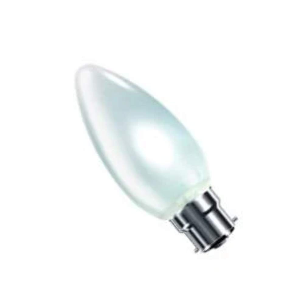 Bell Lighting 00201 60W BAYONET CAP (BC) OPAL TOUGH CANDLE B22D