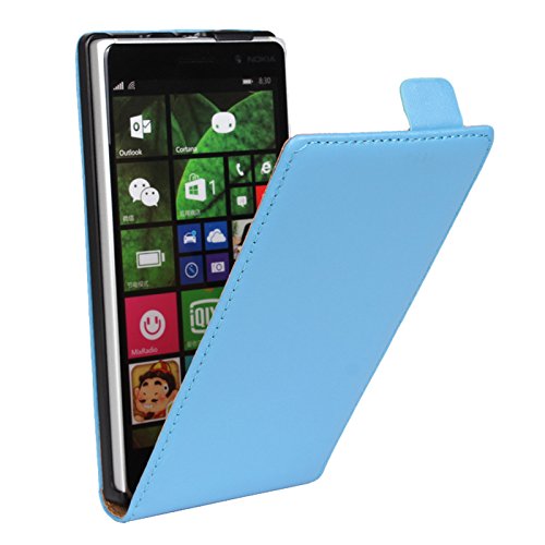 Eximmobile Flipcase Handytasche Etui Tasche für Nokia Lumia 630/635 Blau