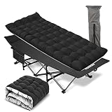 Nictemaw Folding Camping Cot, Portable Camping Cot for Adults, 900LBS Heavy Duty Sleeping Cots for A