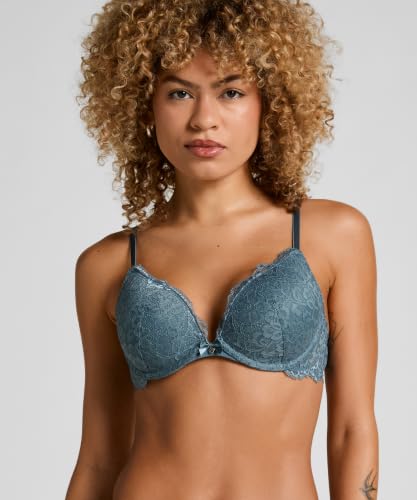 HUNKEMÖLLER Vorgeformter Push-up-Bügel-BH Marine - Stormy Weather - 70A – Ansicht 3