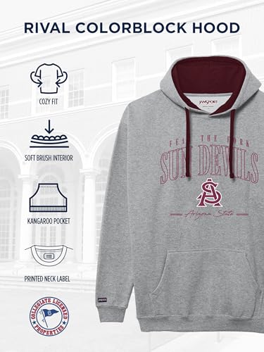 Image of JanSport NCAA unisex-adult Rival Colorblock Hood