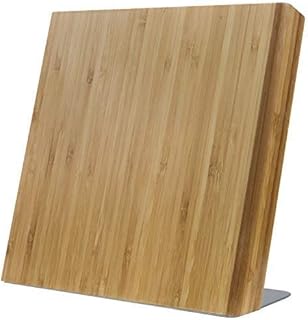 Coninx Quin XL Portacoltelli Blocco Magnetico - – Ceppo Vuoto - Modello Universale in bambù -per Coltelli di Cucina