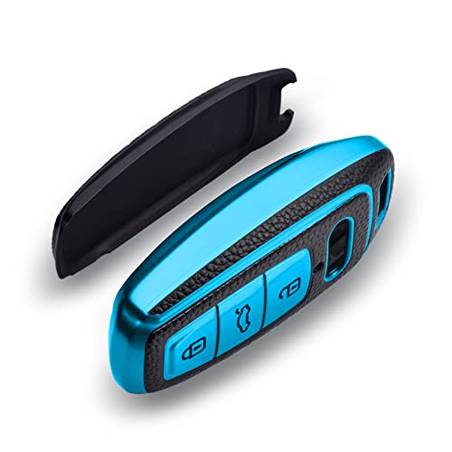 ELOHEI for Audi Key Fob Cover, Special Soft TPU Key Case Cover Protector Compatible with Audi A6L A6 A7 A8 Q7 Q8 E-Tron 2018-2022 A3 S3 S6 SQ7 RS6 S7 RS7 Smart Key(Leather Texture Red)