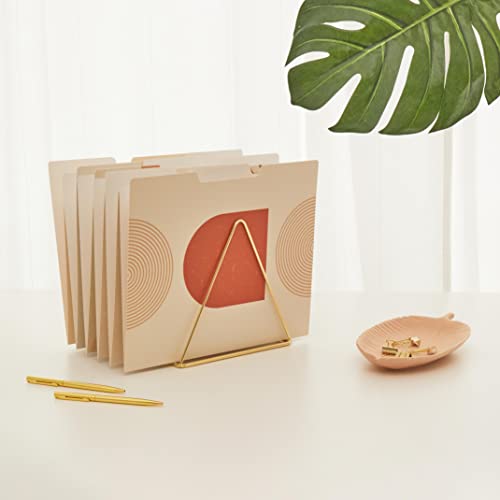 12 Pack Decorative File Folders Boho Cute File Folder, Letter Size Colored File Folders,1/3-Cut Tabs, 9.5 X 11.5 Inches, For Office, School, Home Office #TOP4