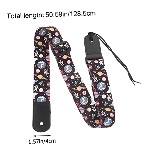NUSITOU 1Pc Sangle De Guitare Ceinture De Mode Sangles Réglables Accessoires De Guitare Électrique Sangle D’Instrument De Musique Accessoire De Guitare Fleur Ukulélé Ceinture Mode Sangle - Les Beatles, Paul McCartney, John Lennon, RIngo Starr, George Harrison NUSITOU 1Pc Sangle De Guitare Ceinture De Mode Sangles Réglables Accessoires De Guitare Électrique Sangle D'Instrument De Musique Accessoire De Guitare Fleur Ukulélé Ceinture Mode Sangle – Image 5