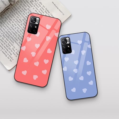 Image of COLORflow Back Cover Compatible with Redmi Note 11 5G / 11S 5G | Heart Celestial Color Customized | Shockproof TPU Bumper with Camera Protection Back Cover Compatible with Redmi Note 11 5G / 11S 5G