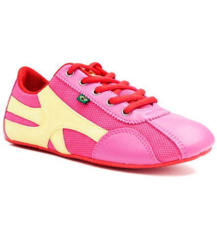 Rio Soul Women's barefoot style shoes CHICLETE- Pink, yellow and red