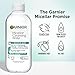 Garnier Micellar Water with Salicylic Acid, All-in-1 Mattifying Facial Cleanser and Makeup Remover for Oily and Acne Prone Skin, 13.5 Fl Oz