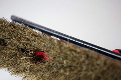 Tucker Alpha Extra Large, Water Fed Boar Bristle Brush With 4 Pencil Jets, For Window And Solar Panel Cleaning, By Rhg Products #TOP2