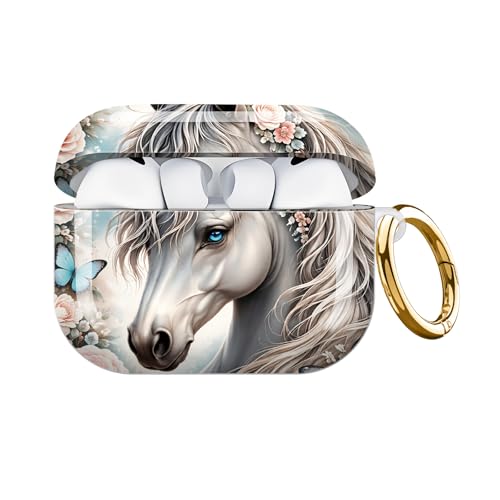 AirPod Pro 3 �P�[�X 2025�ɑΉ��B���킢���ی�n�[�h�J�o�[�A�X�^�C���b�V���ȃf�U�C���̑ϏՌ��P�[�X�AAirPod Pro 3����p�L�[�`�F�[���t���A�t���[�����z�[�X�o�^�t���C���[�Y�B