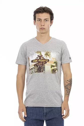 T-shirt Trussardi Action gris homme : idéal pour un look citadin chic