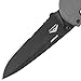 Benchmade - Barrage 580-2 Knife, Drop-Point Blade, Serrated Edge, Coated Finish, Gray Handle