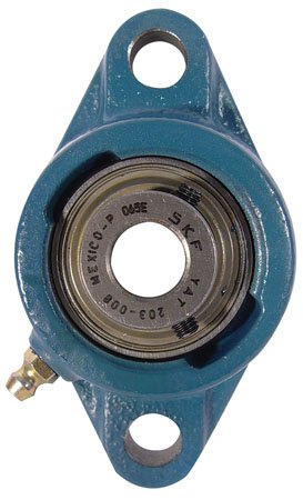 SKF USA Inc SKF-456 Narrow-Inner Ring Two Bolt-Flange Mounted Bearing 5/8 Bore, Standard Duty
