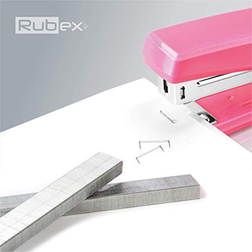 Rubex Staples, Stapler Staples, Premium 26/6 Chisel Point Standard Staples, 1/4 Inch Length, 210 Staples Per Strip (25.000 Staples) #TOP4