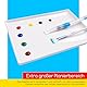 MEEDEN Keramik Tablett Palette, Keramik Künstler, Porzellan Mixing Tray für Aquarell Gouache Malerei