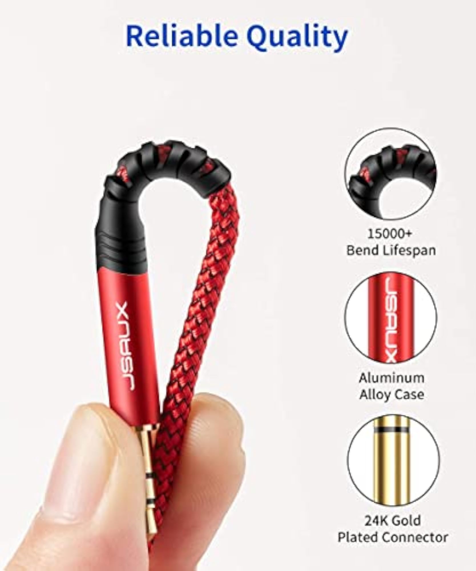 10FT 3.5mm to 6.35mm Stereo Audio Cable