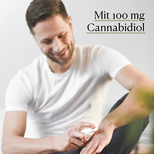 CBD Handcreme - Schnell einziehend für trockene Hände | Naturkosmetik | Wirkt besonders beruhigend bei empfindlicher Haut | 100% vegan | 100 mg Cannabidiol | Für Männer & Frauen | CBDVITAL