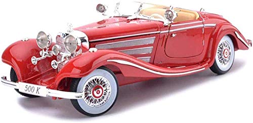 YLJJ Coches a Escala Modelo de automóvil Mercedes Benz 500K clásico Retro...