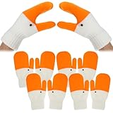 Foxtell 4 Pairs Winter Goose Gloves, Funny Animal Novelty Mittens with Thermal Lining, Windproof Chunky Knit Gloves, Cute Mittens Gifts for Women, Girls, Friends and Family