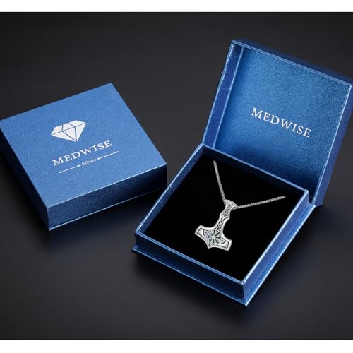 Collar celta de plata 925 con colgante cruz y daga