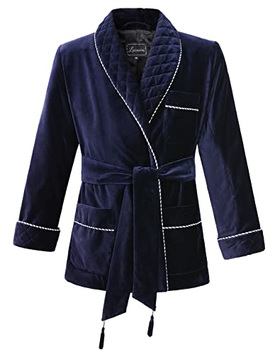 Mens Smoking Jacket Velvet Fully Lined