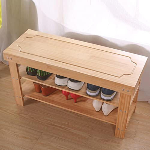 Étagère à chaussures de rangement à 2 niveaux et petit banc de salon modulable