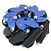 4in Mecanum Aluminum Right Wheel - 45 Degree Omnidirectional Robot Drive for Industrial Parts, Single Load 30KG