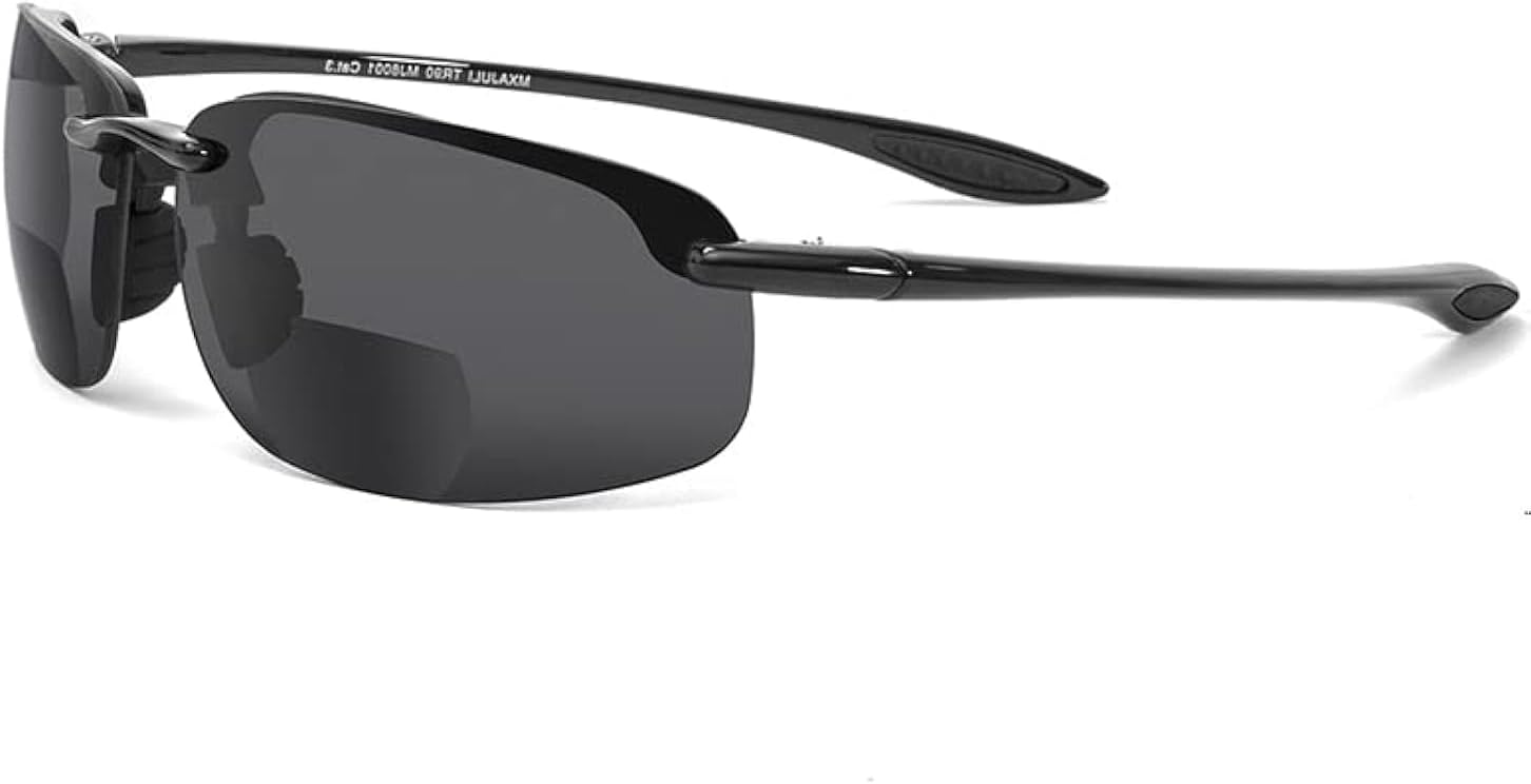 WISTON Bifocal Sunglasses for Men women, TR90 Frame Comfortable and Readers UV Protection 8001