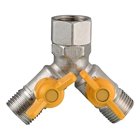 CIENCIA Shut Off Valve Brass Shower Diverter 3 Way Diverter Valve for Shower Arm, Brushed Nickel, DSF009A Cover