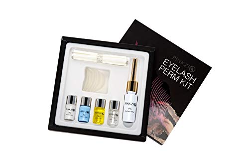 Pinkzio Premium Eyelash Perm Kit Full Lift Kit for Professional Eyelash Lash Extensions and Lash Curling Suitable for Salon