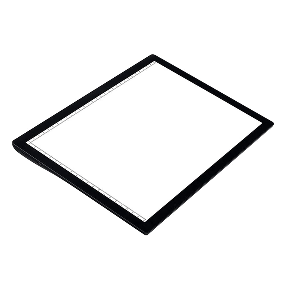 Lwaviwer Tappetino per tavolo da disegno A4, batteria al litio, copia luminosa a LED, vassoio da disegno, piattaforma di copia e scrittura, protezione degli occhi semplice