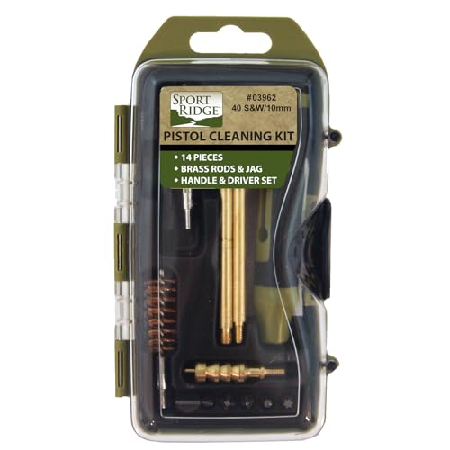 Sport Ridge 14 Piece 40-Cal/10mm Pistol Cleaning Kit, (03962)