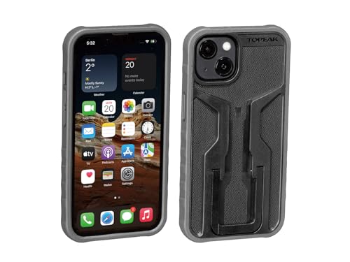 Topeak RideCase para iPhone 13 funda negra evita caídas en tu bicicleta con anclaje firme