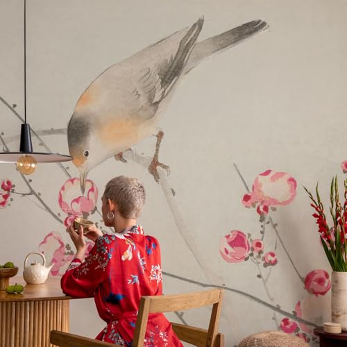 Mural de pared con diseño botánico para crear un salón relajante y lleno de estilo 4