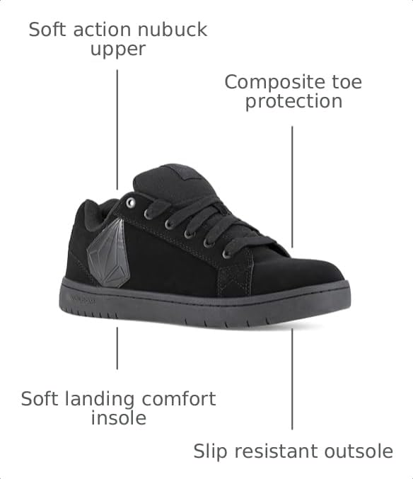 Image of Volcom Mens Volcom Stone Composite Toe