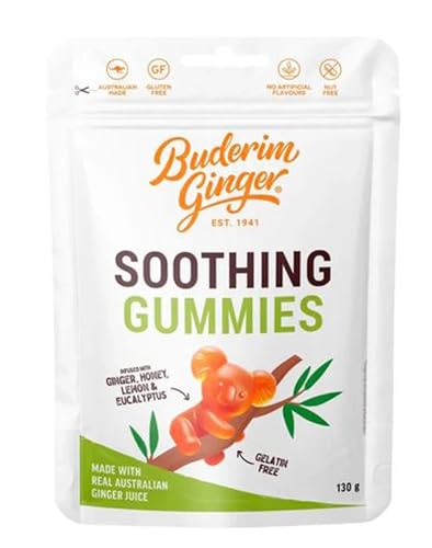 Buderim Ginger Soothing Gummies 130 g