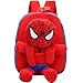 Spiderman Zaino - simyron Zaino Bambini Peluche, Spiderman Bambino Peluche Cartoon per Bambina Bambino 1-3 Anni Cute Backpack, per Spiderman Zaini Scuola Elementare ​Regalo-Spiderman