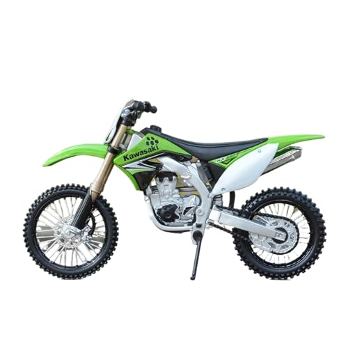 SYYANFEI Moto Modello Giocattolo Sport 1:12 Per Kawasaki KX 450F Verde Veicoli Pressofusi Hobby Da Collezione Modello Di Moto Giocattoli Replica Modello Originale
