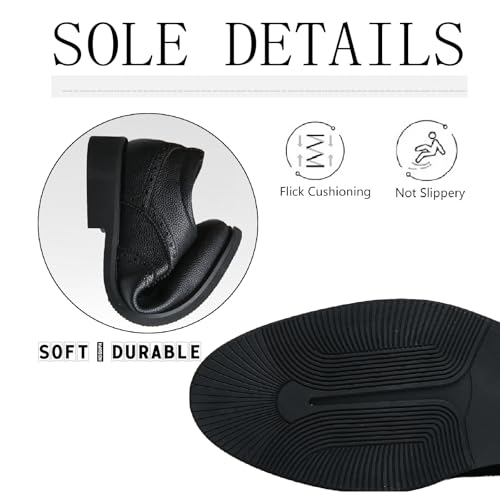 Men's Leather Brogue Oxfords Formal Business Lace Up Wingtips Derbys Shoes Retro Wedding Office Dress Shoes3