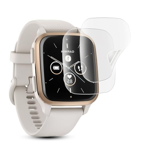 For �K�[�~�� (Garmin) Venu Sq 2 / Venu Sq 2 Music �p �X�N���[���ی�t�B���� (2������) �����ߗ� ���˒ጸ �A���`�O���A ��TPU�f�� �t���ی�t�B���� �h�C�A �h�w�� �S�ʕی�̑Ή� Garmin Venu 