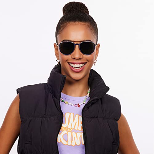Image of Hip Hop Gold Full Rim Pilot Branded and Stylish Sunglasses For Men & Women | Polarized and 100% UV Protected | Medium | LK S15197