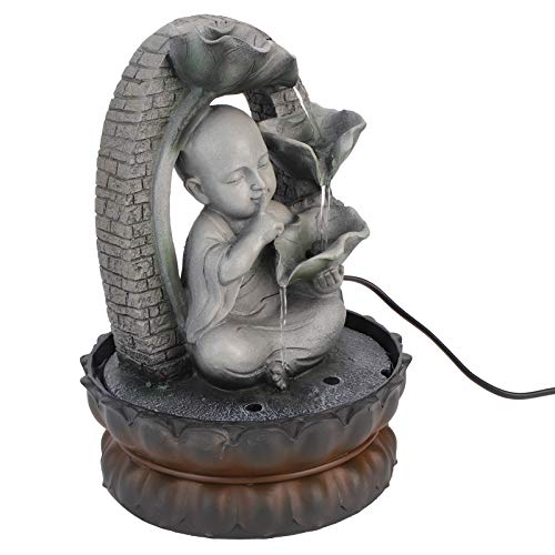 Fonte de Cachoeira de Mesa Buda, Decoração Interior Relaxante para Meditação Fengshui, Kit Cachoeira